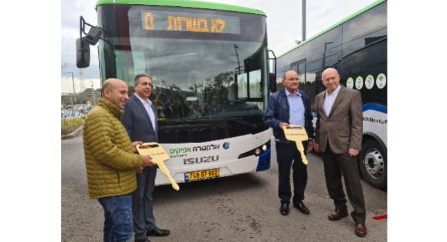 Anadolu Isuzu’dan İsrail pazarına 48 adet otobüs ve midibüs teslimatı